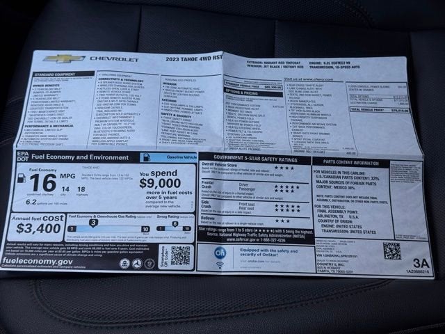 2023 Chevrolet Tahoe RST